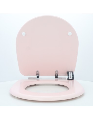 Tapa WC JACOB DELAFON ALTAIR Fabricada A Medida Caida Amortiguada ROSA SATEN
