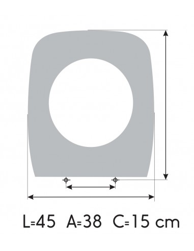 Toilet Seat IDEAL STANDARD NEWSON made to measure