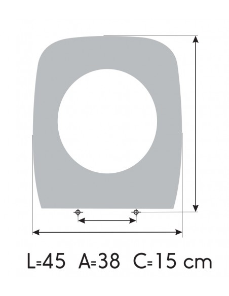 Toilet Seat IDEAL STANDARD NEWSON made to measure