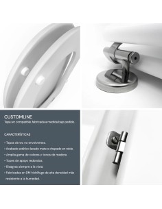 JACOB DELFON VOX SOFT CLOSE Toilet Seat Made to Measure