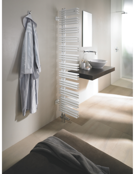 Radiador de toalhas ZEHNDER YUCCA ASYM.