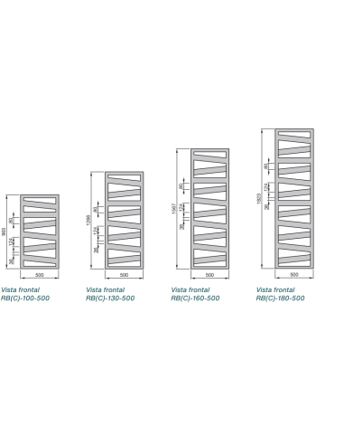 Radiador Toallero ZEHNDER RIBBON