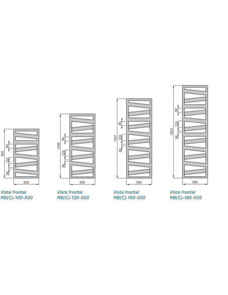 Radiador Toallero ZEHNDER RIBBON ELÉCTRICO
