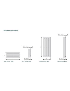 ZEHNDER METROPOLITAN ELECTRIC Termoarredo 2