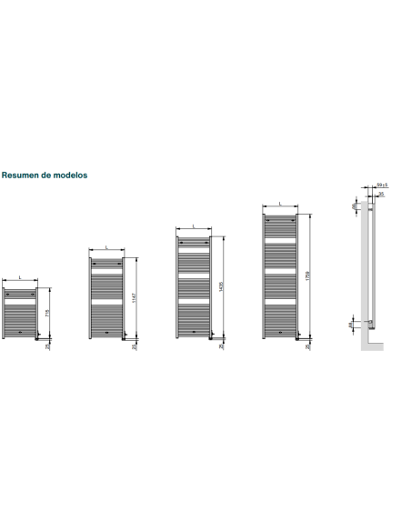 Radiador Toallero ZEHNDER TOGA ELÉCTRICO