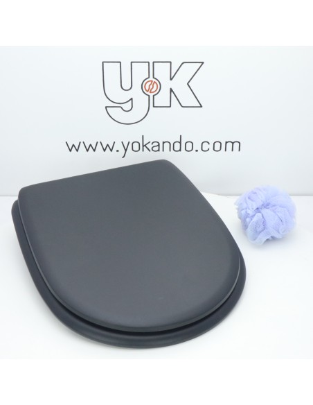 Tapa WC VALADARES OCEANUS Fabricada A Medida NEGRO MATE