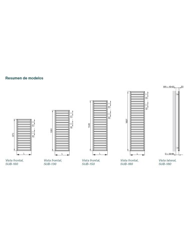 ZEHNDER SUBWAY Towel Radiator.