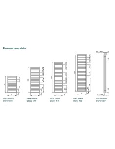 Radiador Toallero ZEHNDER QUARO SPA ELÉCTRICO 2