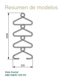 Radiador Toallero ZEHNDER ARCHIBALD 2