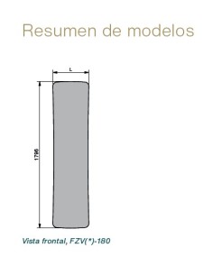 Radiador Toallero ZEHNDER FOLIO HYBRID 2