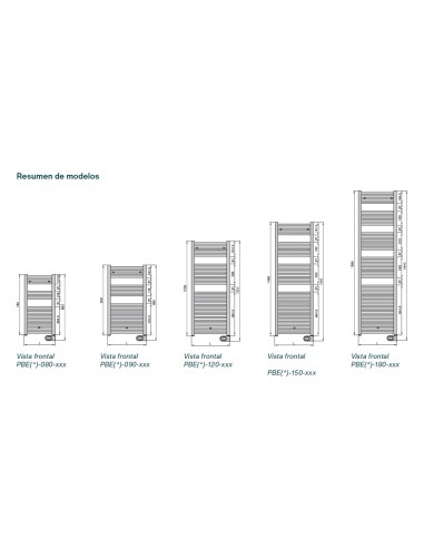 Radiador Toallero ZEHNDER AURA ELÉCTRICO