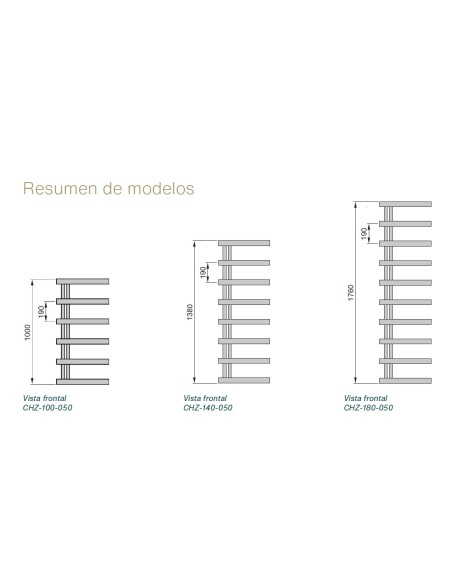 Radiador Toallero ZEHNDER CHIME