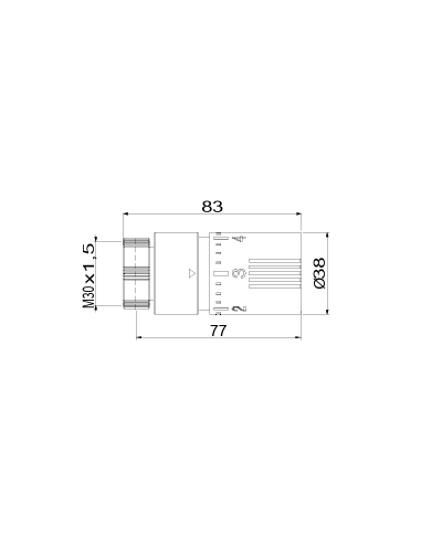 Testa termostatica BASIC per radiatori ZEHNDER
