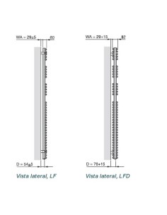 Radiador Toallero ZEHNDER FORMA 2