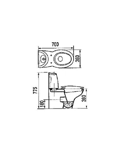 Sedile copriwater SELLES GILIA Chisura Morbida ETOOS SELLES CERT 5