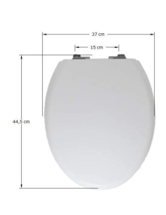 Abattant WC SELLES GILIA avec Frein De Chute ETOOS SELLES CERT 5 2