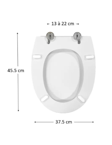 Abattant WC SELLES ATLANTIS ETOOS SELLES