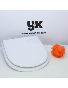 Tapa WC ALTHEA RING Caída Amortiguada Fabricada A Medida BLANCO