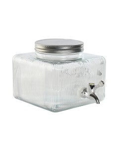 Striped glass liquid dispenser