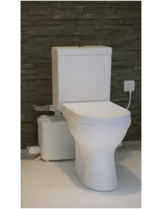 Sanibest Pro SFA sanitary macerator | Complete bathroom installation 2