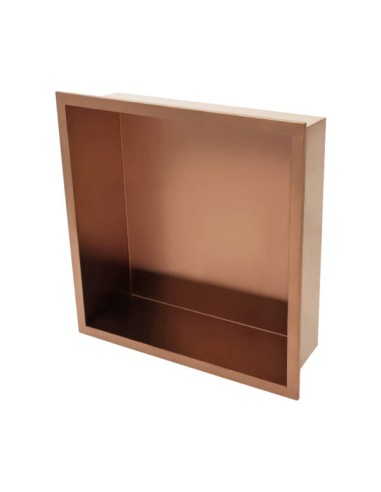 Hornacina de baño Atlantic 33×33 cm en acero inoxidable