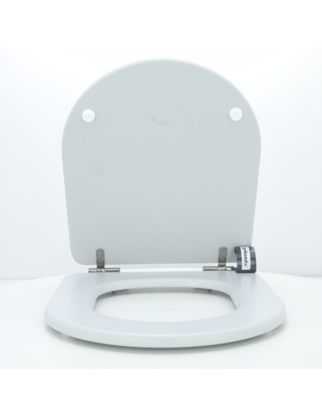 Tapa WC ALLIA MANGO Caída Amortiguada Fabricada A Medida GRIS MANHATTAN