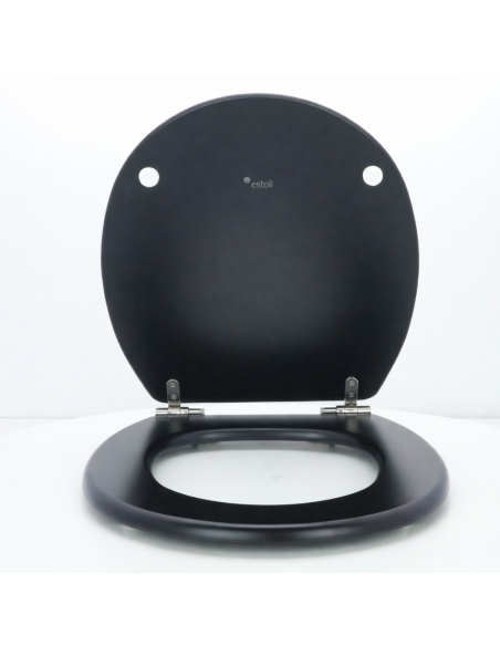 Tapa WC ALLIA PRIMA COMPACT Caída Amortiguada Fabricada A Medida NEGRO MATE