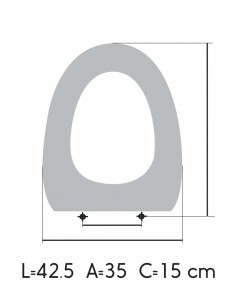 Sedile copriwater ALTHEA SPA Chisura Morbida 2