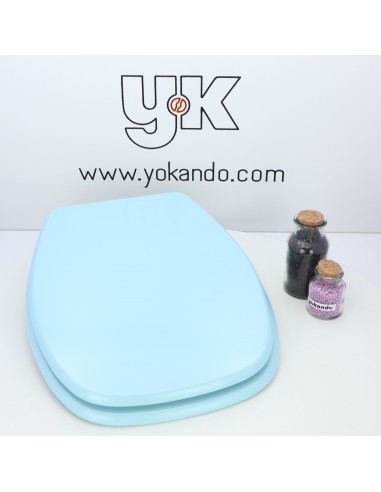 Tapa WC PORSAN NOA Caída Amortiguada Fabricada A Medida AZUL