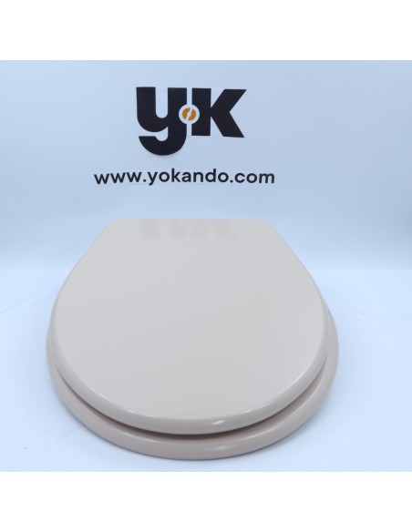 Tapa WC PORSAN VENECIA Caída Amortiguada Fabricada A Medida BEIGE BAHAMAS