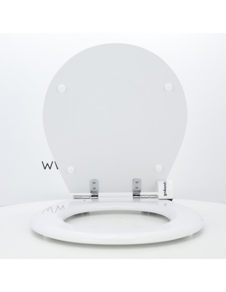 Tapa WC PORSAN VENECIA Caída Amortiguada Fabricada A Medida BLANCO