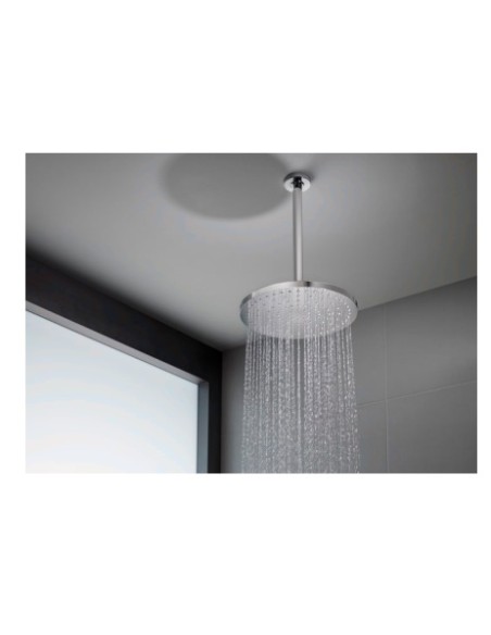 Soffione doccia circolare ROCA RainSense Ø 250 mm in ABS cromato ROCA