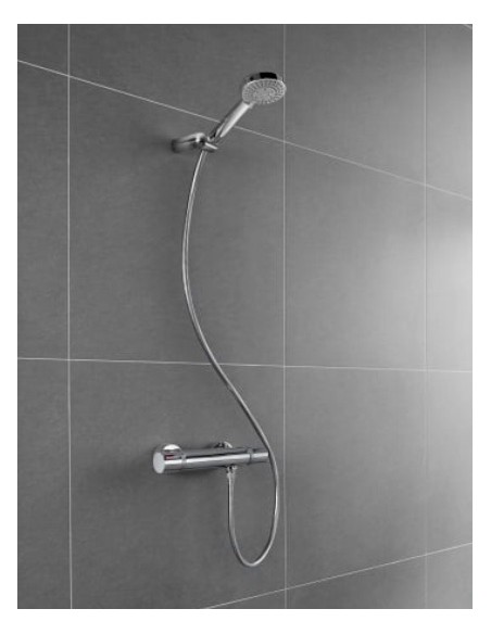 FLEXÍVEL DE DUCHE PVC ACETINADO 150 CM. 1/2" ROCA