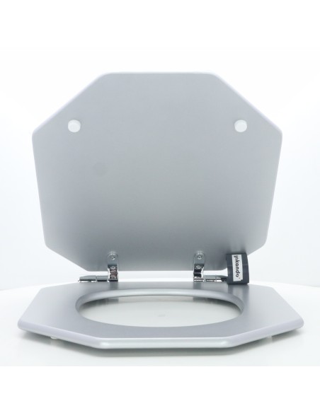 Tapa WC VILLEROY BOCH OPERA Caída Amortiguada Fabricada A Medida PLATA