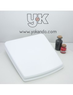 Tapa WC UNISAN - SANINDUSA MILLENNIUM Caída Amortiguada Fabricada A Medida BLANCO