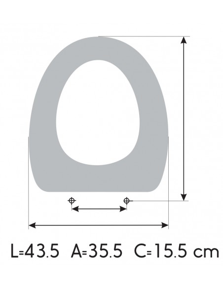 Toilet Seat IDEAL STANDARD NOVELLA made to measure