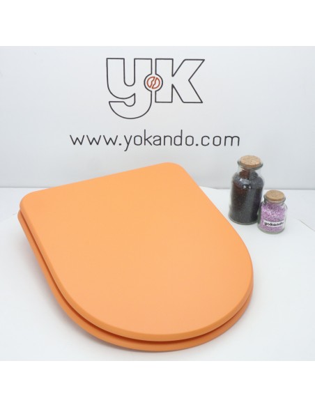 Tapa WC UNISAN BENISSA Caída Amortiguada Fabricada A Medida NARANJA