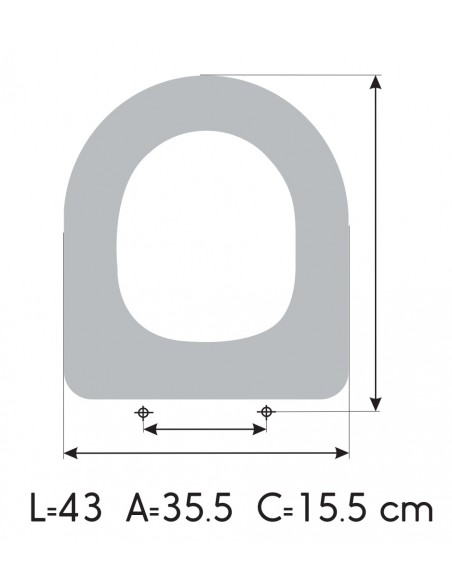 Toilet Seat IDEAL STANDARD MADISON made to measure