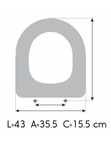 Toilet Seat IDEAL STANDARD MADISON made to measure