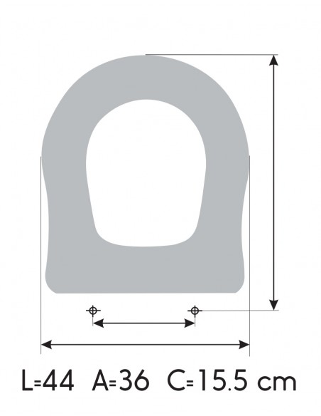 Toilet Seat IDEAL STANDARD ANTALIA made to measure