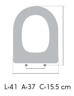 Toilet Seat BATHCO RONDA Soft Close 2