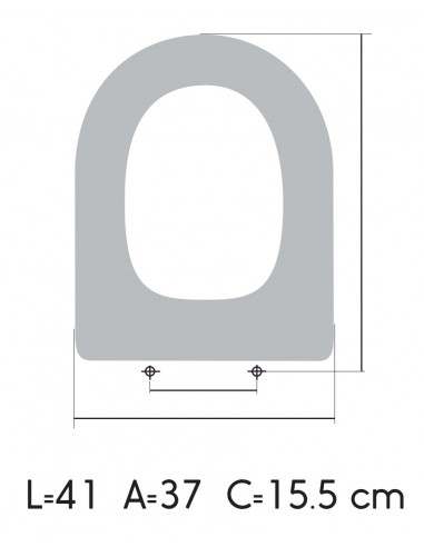 Abattant WC BATHCO RONDA fait sur mesure