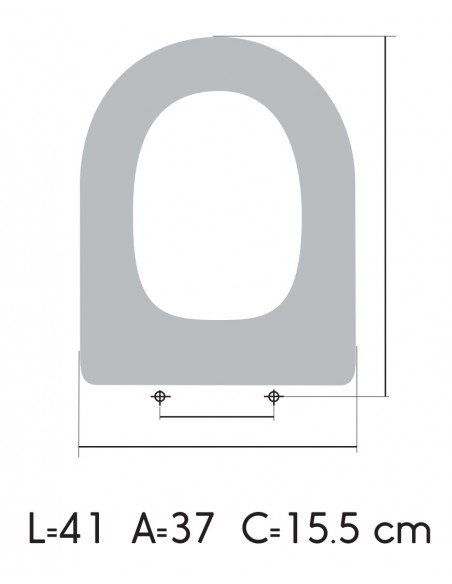Toilet Seat BATHCO RONDA made to measure