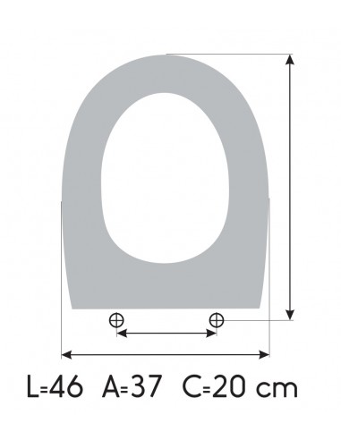 Toilet Seat CESAME ARETUSA made to measure