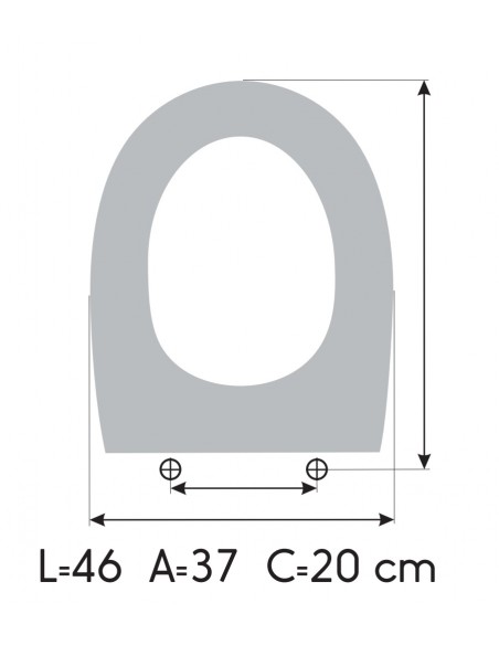 Toilet Seat CESAME ARETUSA made to measure