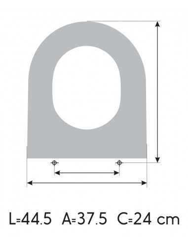 Toilet Seat CIFIAL BLOCK made to measure