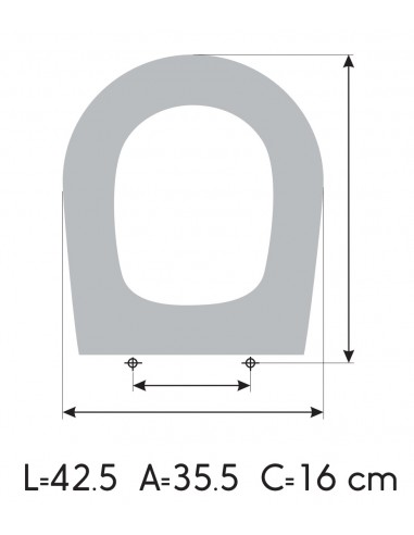 Toilet Seat CIFIAL OPTIMA made to measure