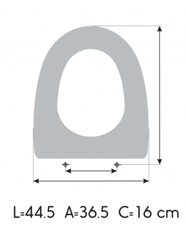 Toilet Seat CIFIAL PORTOBELLO made to measure