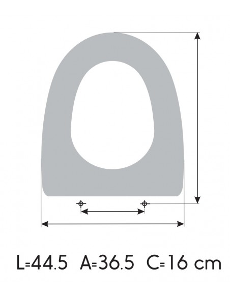 Toilet Seat CIFIAL PORTOBELLO made to measure