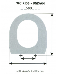 Tapa WC Infantil KIDS-UNISAN (Tapa + Aro)